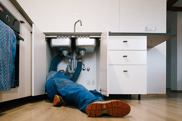 Professional Emergency Plumber technician working in Stahlstown, PA
